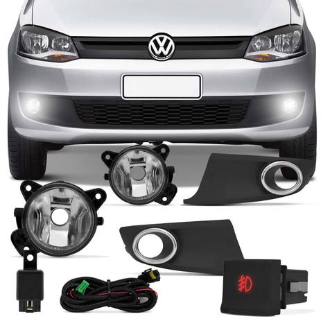 Kit Farol Milha Fox 2014 Auxiliar Neblina + Moldura Aro Cromado - Prime Menor preço em Kit Farol Milha Fox 2014 Auxiliar Neblina + Moldura Aro Cromado - Prime