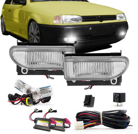 Kit Farol Milha Gol Parati Saveiro Bola 1995 A 1999 Estriado Universal + Kit Xenon 8000K Auxiliar - Fortluz é boa?