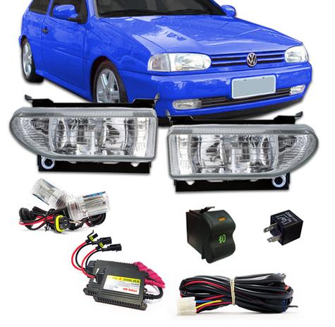 Kit Farol Milha Gol Parati Saveiro Bola 95 96 97 98 99 Lisa Led Verde + Kit Xenon 6000K Auxiliar - Fortluz Menor preço em Kit Farol Milha Gol Parati Saveiro Bola 95 96 97 98 99 Lisa Led Verde + Kit Xenon 6000K Auxiliar - Fortluz
