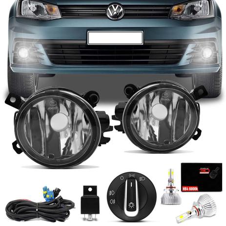 Kit Farol Milha Gol Voyage G7 2016 2017 2018 Auxiliar Neblina + Par Super LED 3D 6000K - Prime é boa?
