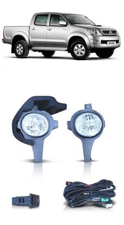 Kit Farol Milha Hilux Pickup 2005 2006 2007 2008 + Botão Modelo Original - Toyota Menor preço em Kit Farol Milha Hilux Pickup 2005 2006 2007 2008 + Botão Modelo Original - Toyota