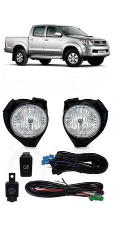 Kit Farol Milha Hilux Pickup 2009 2010 2011 + Botão Modelo Original - Toyota Menor preço em Kit Farol Milha Hilux Pickup 2009 2010 2011 + Botão Modelo Original - Toyota
