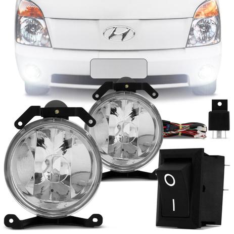 Kit Farol Milha Hyundai HR 2004 2005 2006 2007 2008 2009 2010 2011 2012 Botão Universal - Prime Menor preço em Kit Farol Milha Hyundai HR 2004 2005 2006 2007 2008 2009 2010 2011 2012 Botão Universal - Prime