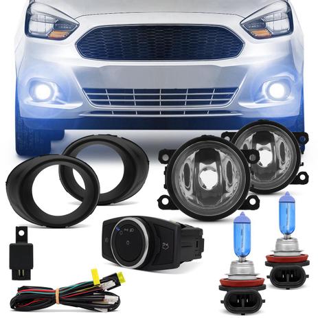 Kit Farol Milha Ka 15 a 17 Auxiliar Neblina com Par Lâmpada Super Brancas H11 8500K Efeito Xênon - Prime Menor preço em Kit Farol Milha Ka 15 a 17 Auxiliar Neblina com Par Lâmpada Super Brancas H11 8500K Efeito Xênon - Prime