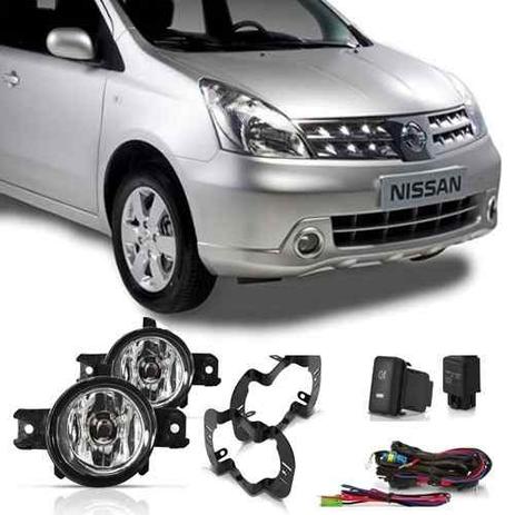 Kit Farol Milha Nissan Livina 2009 2010 2011 2012 C/ Lampada - Tiger Menor preço em Kit Farol Milha Nissan Livina 2009 2010 2011 2012 C/ Lampada - Tiger