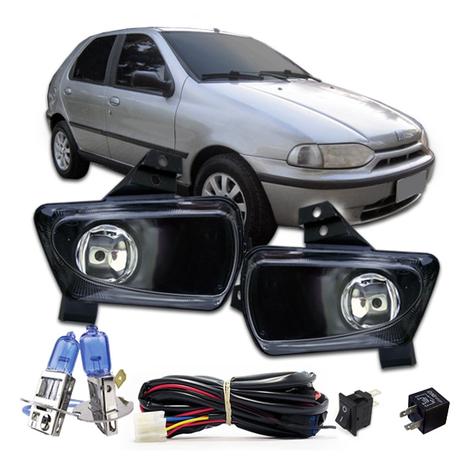Kit Farol Milha Palio / Siena / Strada Weekend G1 96 97 98 99 00 - Fortluz Menor preço em Kit Farol Milha Palio / Siena / Strada Weekend G1 96 97 98 99 00 - Fortluz