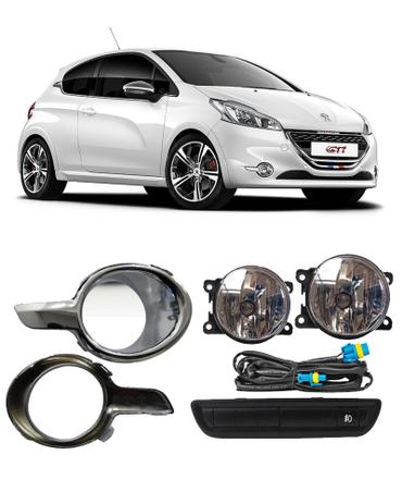 Kit Farol Milha Peugeot 208 2012 2013 2014 - Tiger Menor preço em Kit Farol Milha Peugeot 208 2012 2013 2014 - Tiger