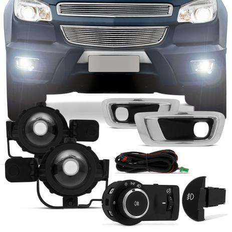 Kit Farol Milha S10 2012 2013 2014 2015 2016 Auxiliar Neblina - Prime Menor preço em Kit Farol Milha S10 2012 2013 2014 2015 2016 Auxiliar Neblina - Prime