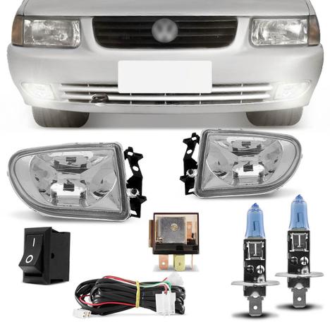 Kit Farol Milha VW Santana 99 a 06 Quantum 99 a 02 com Par Lâmpadas Osram H1 4200K Efeito Xênon - Prime é boa?