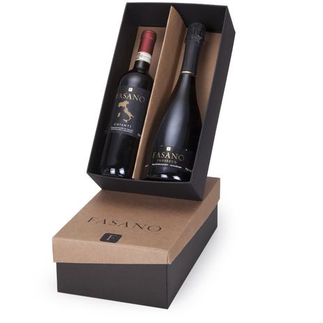 Kit Fasano Gourmet 1 Vinho Italiano 1 Espumante Italiano - Shop quality Menor preço em Kit Fasano Gourmet 1 Vinho Italiano 1 Espumante Italiano - Shop quality