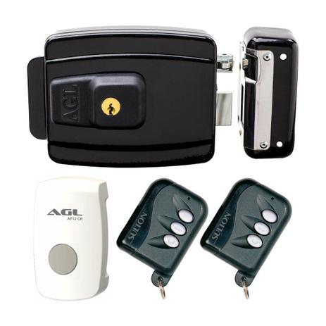 Kit Fechadura Elétrica Agl reversível, Acionador Agl, 2 Controle Sulton Menor preço em Kit Fechadura Elétrica Agl reversível, Acionador Agl, 2 Controle Sulton