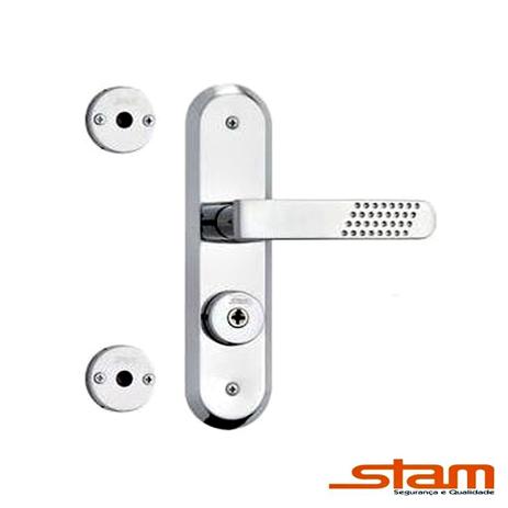 Kit Fechadura Segurança Stam Flo 1800/21- Folha 25/40mm Acet Menor preço em Kit Fechadura Segurança Stam Flo 1800/21- Folha 25/40mm Acet