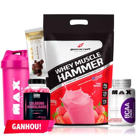 Kit Feminino - Whey Protein + Bcaa + Colágeno + Coqueteleira - Body action é ruim? Kit Feminino - Whey Protein + Bcaa + Colágeno + Coqueteleira - Body action é boa?