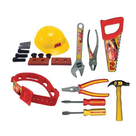 Kit Ferramentas Com Capacete Dos Carros 3 - Toyng Menor preço em Kit Ferramentas Com Capacete Dos Carros 3 - Toyng