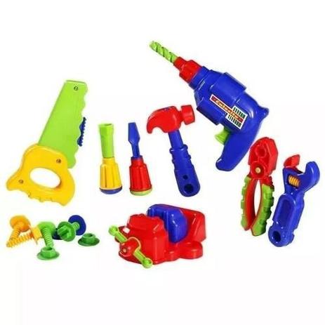 - Kit Ferramentas Infantil 16pçs Brinquedo Oficina Calesita Menor preço em - Kit Ferramentas Infantil 16pçs Brinquedo Oficina Calesita