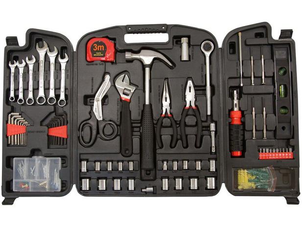 Kit Ferramentas Intech Machine 168 Peças MF168 - com Maleta