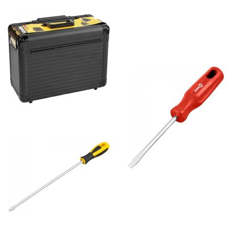 Kit Ferramentas MadeiraMadeira com Maleta e 2 Chaves de Fenda 1/4”x10” e 1/4”x4” 395880 Preto - Vonder é boa?
