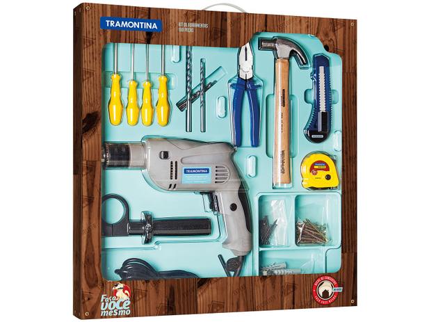 Kit Ferramentas Tramontina 100 Peças - 43408435 Menor preço em Kit Ferramentas Tramontina 100 Peças - 43408435