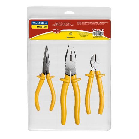 Kit Ferramentas Tramontina 3 Peças Alicates 43409/107 é boa?
