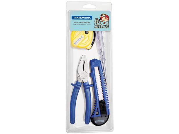 Kit Ferramentas Tramontina 4 Peças - Faça você mesmo 43408138 Menor preço em Kit Ferramentas Tramontina 4 Peças - Faça você mesmo 43408138