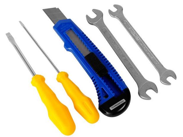 Kit Ferramentas Tramontina 5 Peças - 43408/505 Menor preço em Kit Ferramentas Tramontina 5 Peças - 43408/505