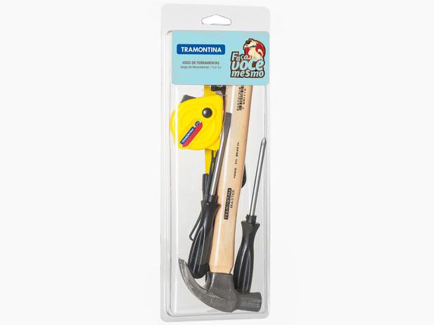Kit Ferramentas Tramontina 5 Peças - Faça você mesmo 43408137 Menor preço em Kit Ferramentas Tramontina 5 Peças - Faça você mesmo 43408137