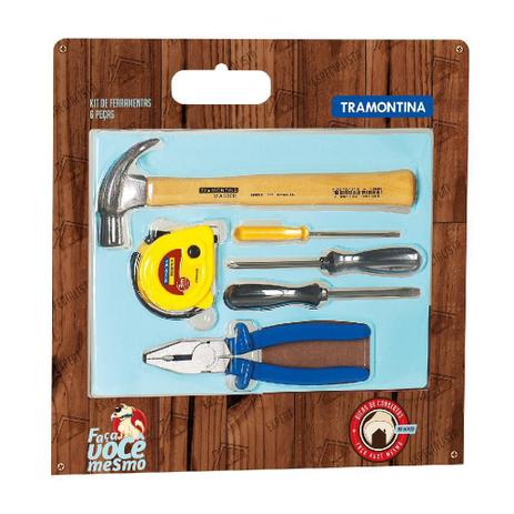 Kit Ferramentas Tramontina 6 Peças 43408/431 Menor preço em Kit Ferramentas Tramontina 6 Peças 43408/431