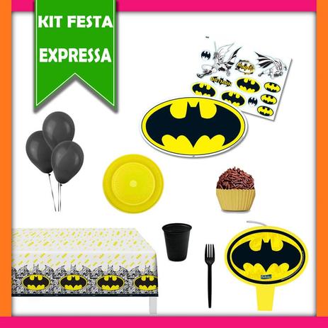 Kit Festa Expressa Batman - Festabox Menor preço em Kit Festa Expressa Batman - Festabox