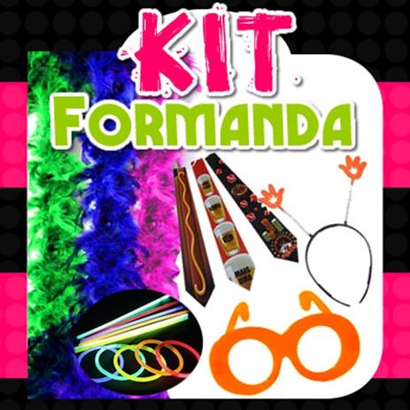 Kit Festa Formatura FORMANDA 50 pessoas - Festabox Menor preço em Kit Festa Formatura FORMANDA 50 pessoas - Festabox