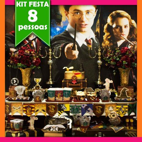 Kit Festa Harry Potter 08 Pessoas Econômico - Festabox Menor preço em Kit Festa Harry Potter 08 Pessoas Econômico - Festabox