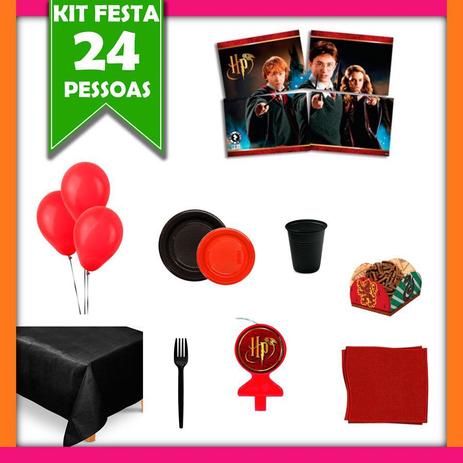 Kit Festa Harry Potter 24 Pessoas Econômico - Festa Box Menor preço em Kit Festa Harry Potter 24 Pessoas Econômico - Festa Box