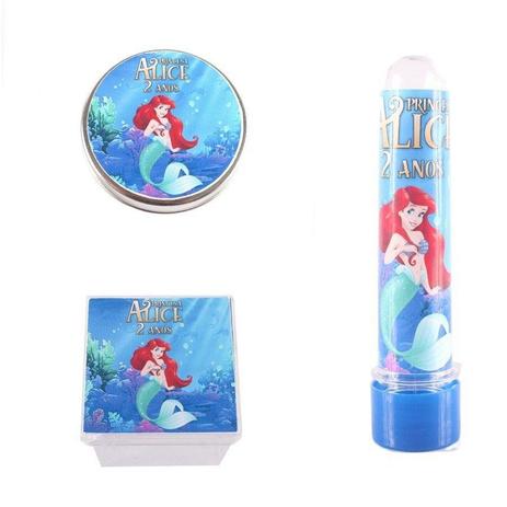 Kit Festa Lembrancinhas Personalizadas 90 Itens Ariel - Aluá festas Menor preço em Kit Festa Lembrancinhas Personalizadas 90 Itens Ariel - Aluá festas