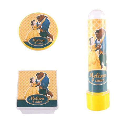 Menor preço em Kit Festa Lembrancinhas Personalizadas 90 Itens Bela E Fera - Aluá festas
