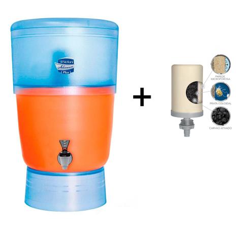 Kit Filtro Advance Plus 6L + 01x Vela Tripla - Stéfani - Cerâmica stéfani Menor preço em Kit Filtro Advance Plus 6L + 01x Vela Tripla - Stéfani - Cerâmica stéfani