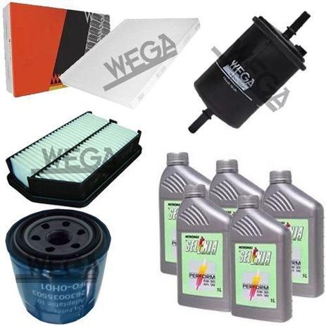 Kit filtro ar condicionado + oleo + combustivel + ar + 5 litros oleo de motor selenia 5w30 sintetico - ix35 2012 a 2015 - kit006031 - Wega é boa?