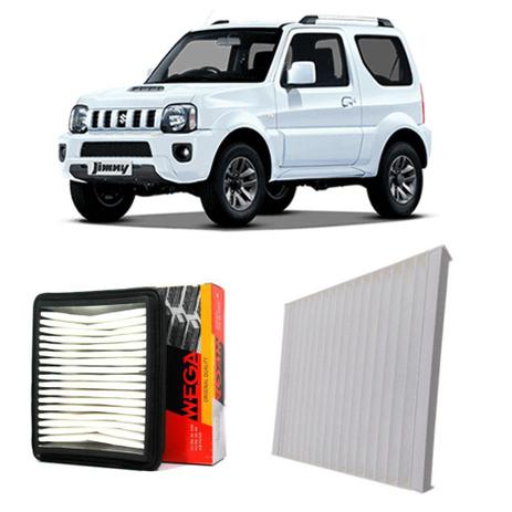 Kit Filtro Ar Motor + Ar Condicionado Suzuki Jimny 1.3 2009 Em Diante - Wega Menor preço em Kit Filtro Ar Motor + Ar Condicionado Suzuki Jimny 1.3 2009 Em Diante - Wega