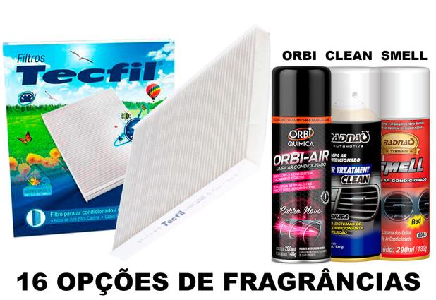 Kit Filtro De Ar Condicionado Ford Fiesta 2014/2020 + Limpa Ar Condicionado Higienizador - TECFIL, RADNAQ, ORBI QUÍMICA é ruim? Kit Filtro De Ar Condicionado Ford Fiesta 2014/2020 + Limpa Ar Condicionado Higienizador - TECFIL, RADNAQ, ORBI QUÍMICA é boa?