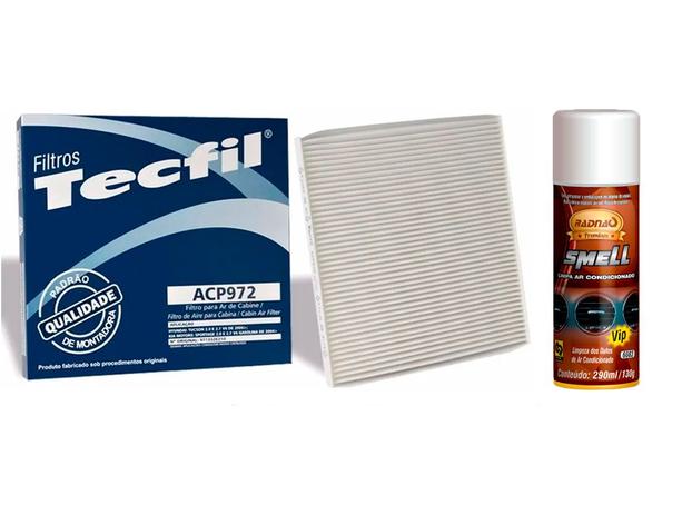 Kit Filtro De Ar Condicionado Jac Motors T5 2016/2020 + Limpa Ar Condicionado Smell - TECFIL, RADNAQ Menor preço em Kit Filtro De Ar Condicionado Jac Motors T5 2016/2020 + Limpa Ar Condicionado Smell - TECFIL, RADNAQ