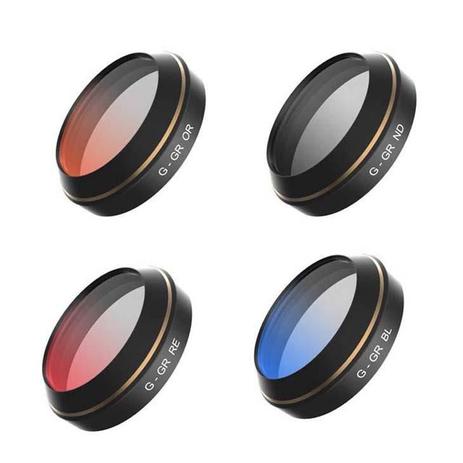 Kit Filtro de Lente PGYtech, Drone Mavic Pro RED / BLUE / ORANGE / GRAY Menor preço em Kit Filtro de Lente PGYtech, Drone Mavic Pro RED / BLUE / ORANGE / GRAY