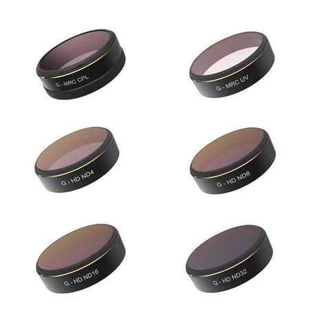 Kit Filtro de Lente PGYtech, Drone Phantom 4 Pro UV / ND4 / ND8 / ND16 / ND32 / CPL - Default Menor preço em Kit Filtro de Lente PGYtech, Drone Phantom 4 Pro UV / ND4 / ND8 / ND16 / ND32 / CPL - Default