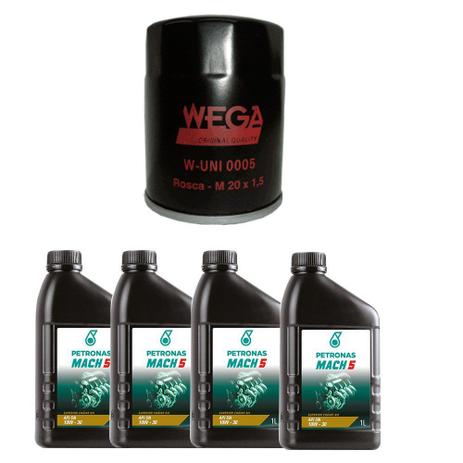 Kit Filtro De Oleo + Oleo 10w30 Mach 5 Petronas - Wega e petronas é ruim? Kit Filtro De Oleo + Oleo 10w30 Mach 5 Petronas - Wega e petronas é boa?