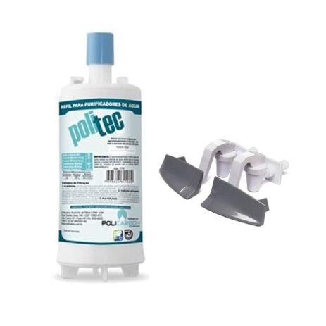 Kit Filtro Refil Policarbon + 2pçs Torneira Esmaltec Acqua7 Egm30 Menor preço em Kit Filtro Refil Policarbon + 2pçs Torneira Esmaltec Acqua7 Egm30