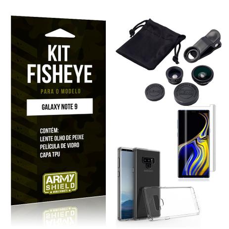 Kit Fisheye Samsung Galaxy Note 9 Lente Fisheye + Capa + Película de Vidro - Armyshield é boa?