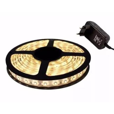 Kit Fita De Led Branco Quente 1 Rolo 5M + Fontes 12V Led 3528 - Fontek é boa?