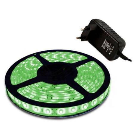 Kit Fita De Led Verde 1 Rolo 5M + Fonte 12V Led 3528 - Fontek Menor preço em Kit Fita De Led Verde 1 Rolo 5M + Fonte 12V Led 3528 - Fontek