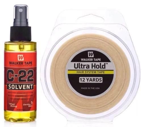 Kit Fita Ultra Hold 1,27cm X 12 Yard + C-22 Solvente 118ml - Walker tape Menor preço em Kit Fita Ultra Hold 1,27cm X 12 Yard + C-22 Solvente 118ml - Walker tape