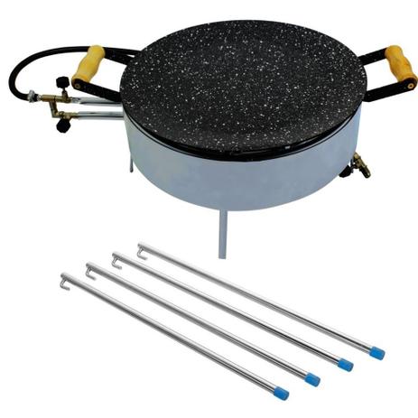 Kit Fogareiro 16 Caulins Com Borda Pés 60cm + Disco de Arado - Wp Connect Menor preço em Kit Fogareiro 16 Caulins Com Borda Pés 60cm + Disco de Arado - Wp Connect