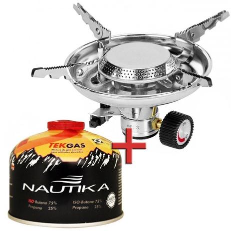 Kit Fogareiro Apolo com Acendimento Automatico + 1 Refil de Gas Nautika é boa?