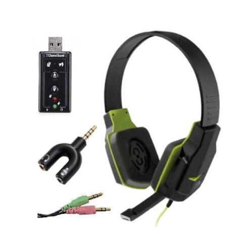 Kit Fone com microfone retrátil Headset Gamer para computador PC e Adaptador P2 XP3 - Multilaser Menor preço em Kit Fone com microfone retrátil Headset Gamer para computador PC e Adaptador P2 XP3 - Multilaser