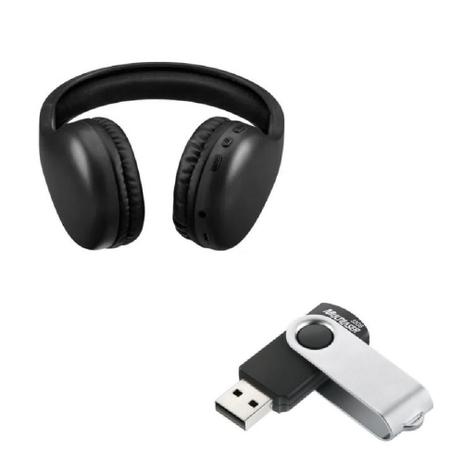 Fone de ouvido com entrada para pen drive Clearance